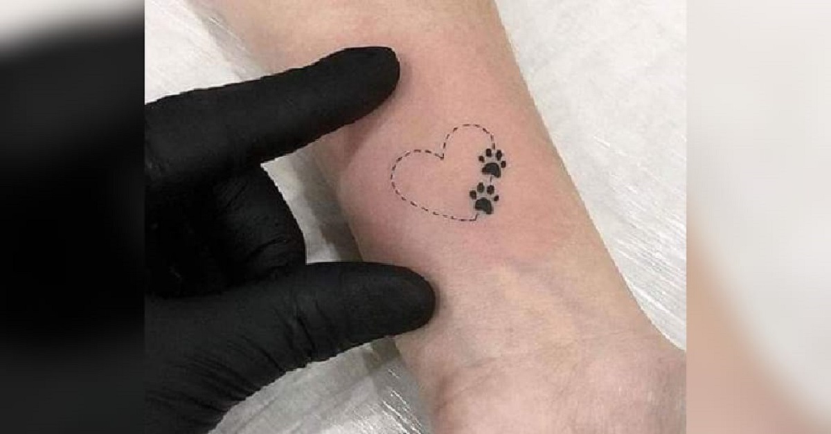 15 tatuagens de pata de cachorro para você se inspirar