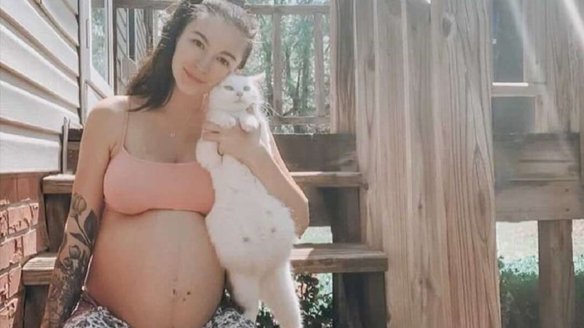 Mulher grávida encontra gata grávida e elas se tornam as companheiras de gravidez mais lindas